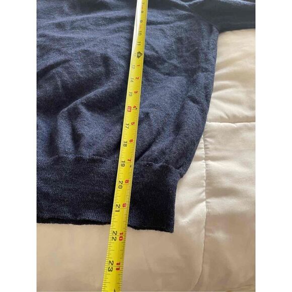 John W. Nordstrom 100% merino Wool womens sweater size large Blue - Picture 5 of 5